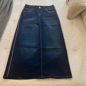 Be girl denim maxi skirt